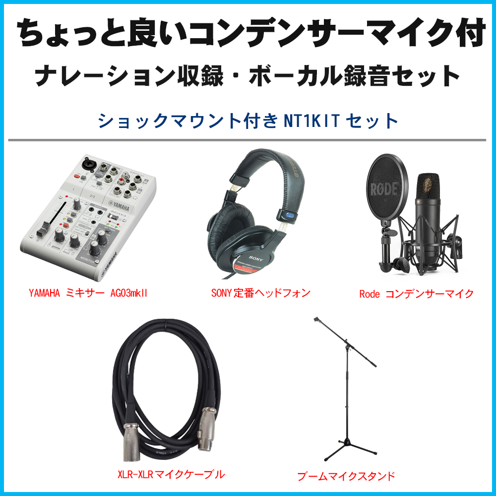 格安NEW】 YAMAHA AG-03＋TASCAMコンデンサーマイクセット x5OG1