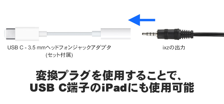 TASCAM オーディオ変換器 iXZ (iPad接続ケーブル・audio