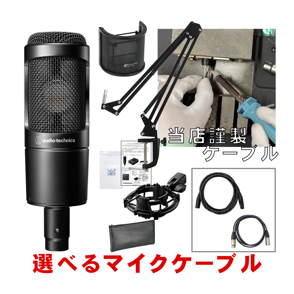 audio-technica コンデンサーマイク AT2035(デスクアームマイク 