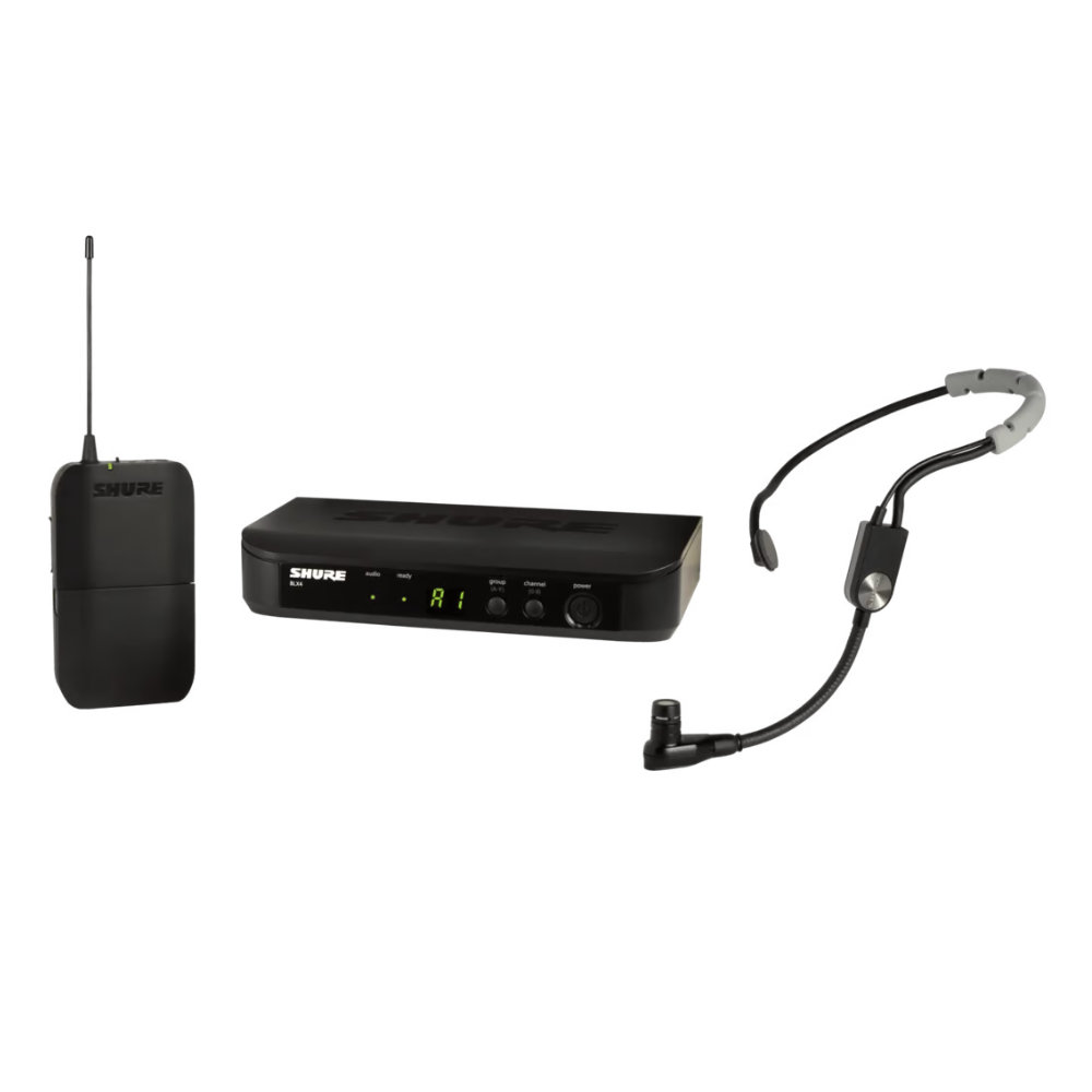 SHURE ワイヤレスヘッドマイク1個セット BLX14J/SM35-JB【福山楽器