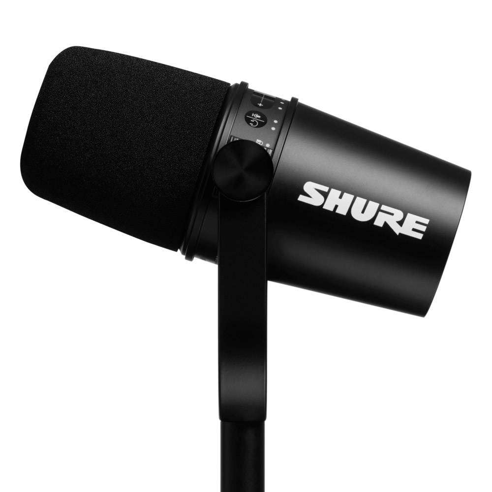 価格を変更いたしました【美品】SHURE MV7 USBタイプ　マイクスタンド付き