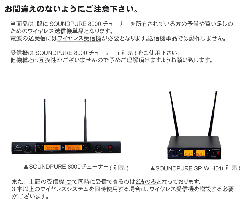 Sound Pure(サウンドピュア) 8011II ハンドヘルド型マイク単品【福山 