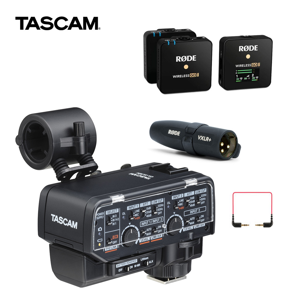 TASCAM CA-XLR2d-AN アナログインターフェースカメラ用キット