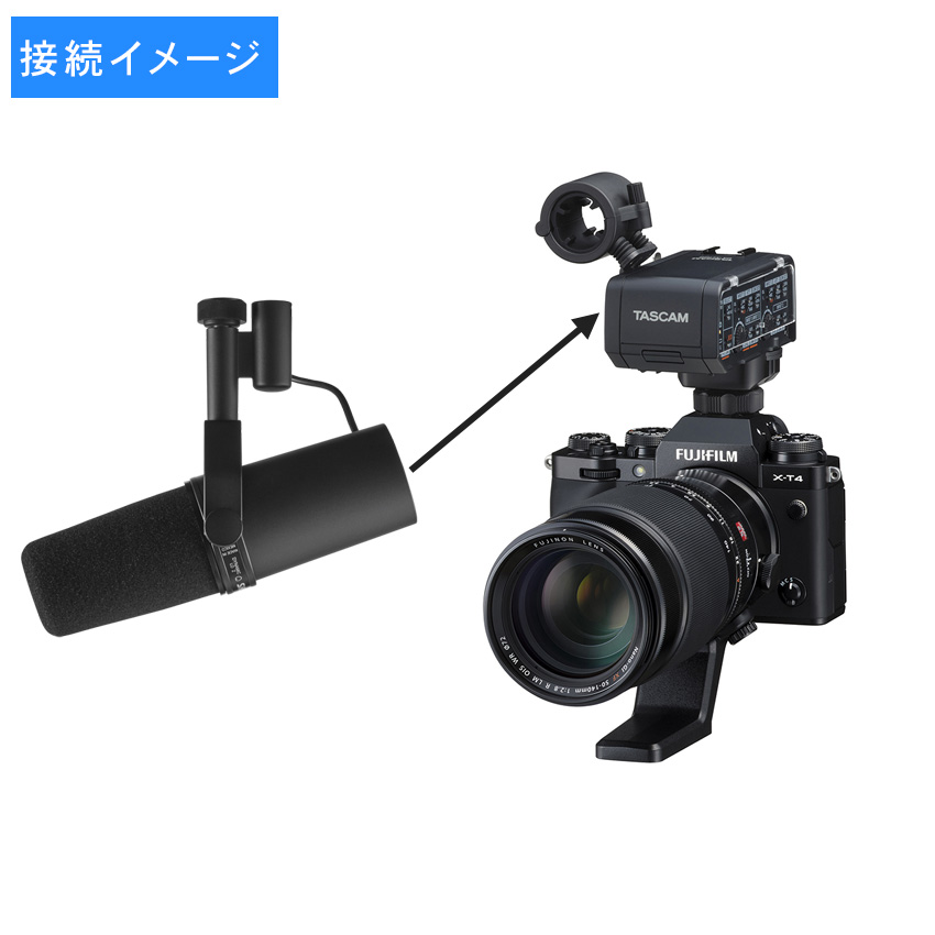 最高の TASCAM(タスカム) キヤノン用 TASCAM(タスカム) ミラーレスカメラ対応XLRマイクアダプター CA-XLR2d-C  CA-XLR2d-C ミラーレスカメラ対応XLRマイクアダプター キヤノン用