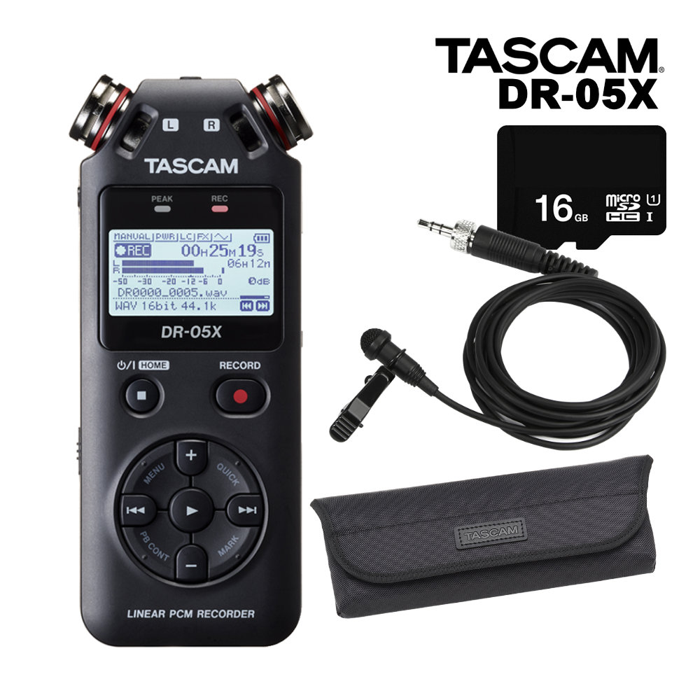 TASCAM オーディオインターフェイス機能内蔵 リニアPCMレコーダー DR