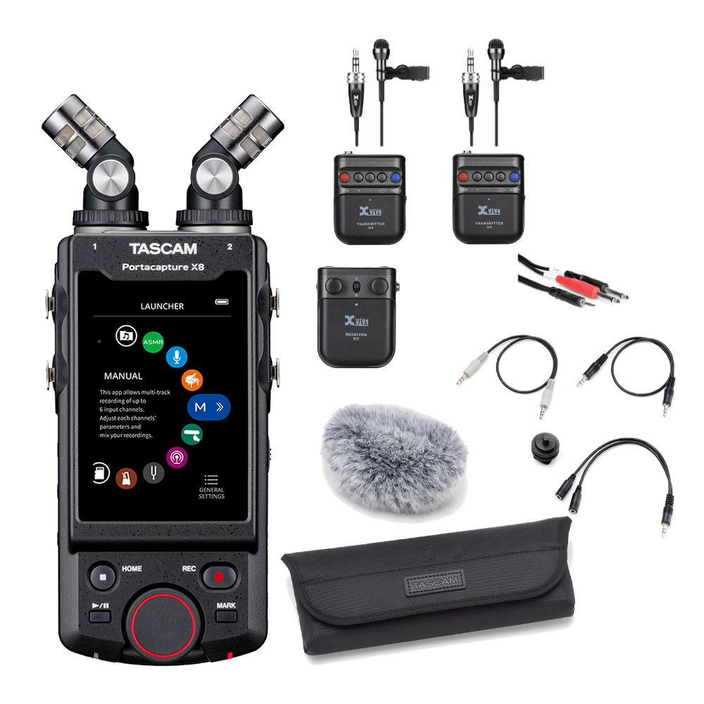 TASCAM Portacapture X8 ハンディレコーダー Portacapture X8 | 32ビットフロート録音8トラックハンドヘルド