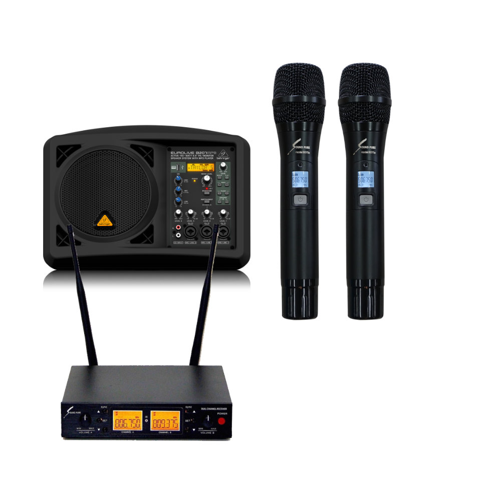 PAセット PAスピーカー ベリンガー BEHRINGER B207MP3 EUROLIVE