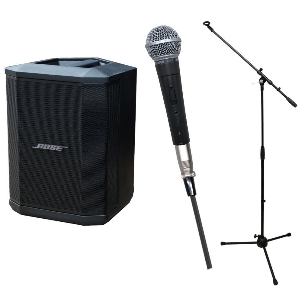 BOSE ポータブルスピーカー S1Pro + 有線マイクセット 法人後払い決済