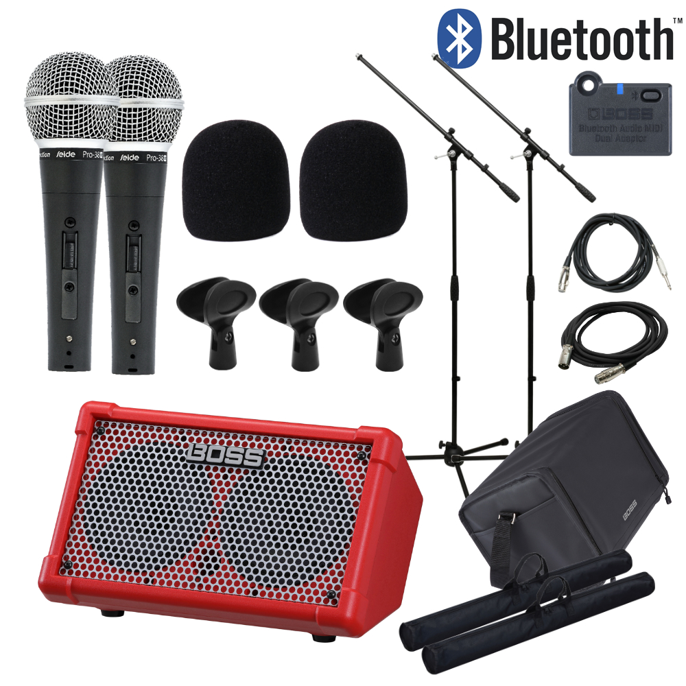 827 Roland CUBE STREET 2 モバイル スピーカー Roland ポータブルPAシステム CUBE STREET II RED (Bluetooth