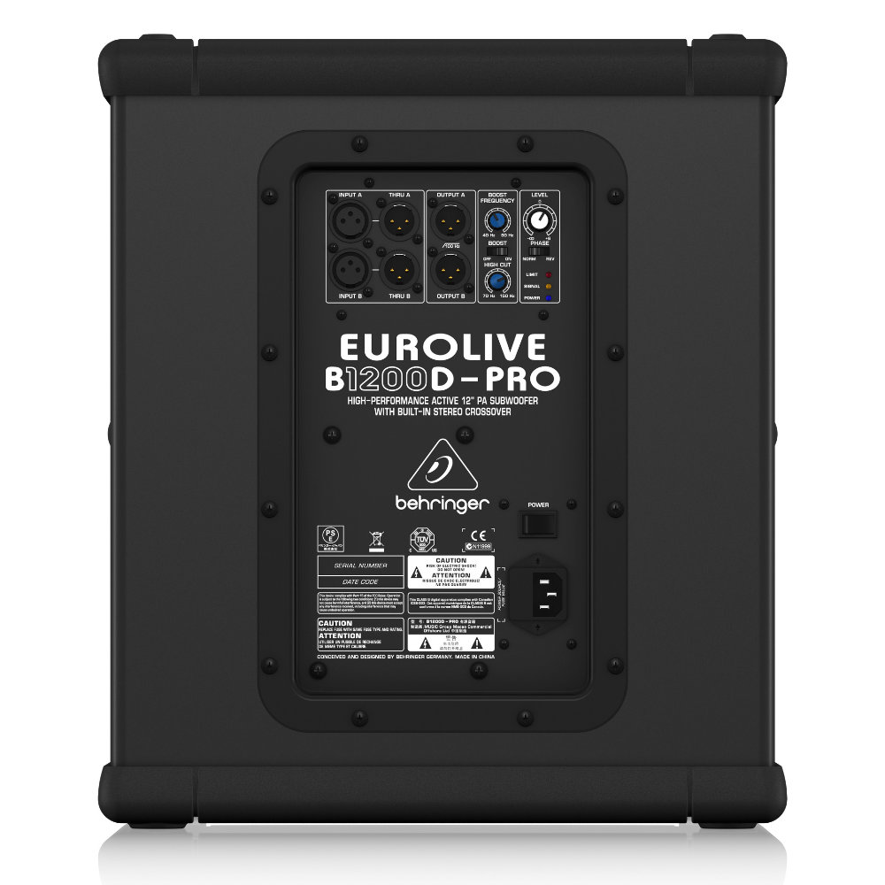 配信機器・PA機器・レコーディング機器 Behringer B1200D EUROLIVE PRO BEHRINGER】B1200D-PRO EUROLIVE【福山楽器センター】