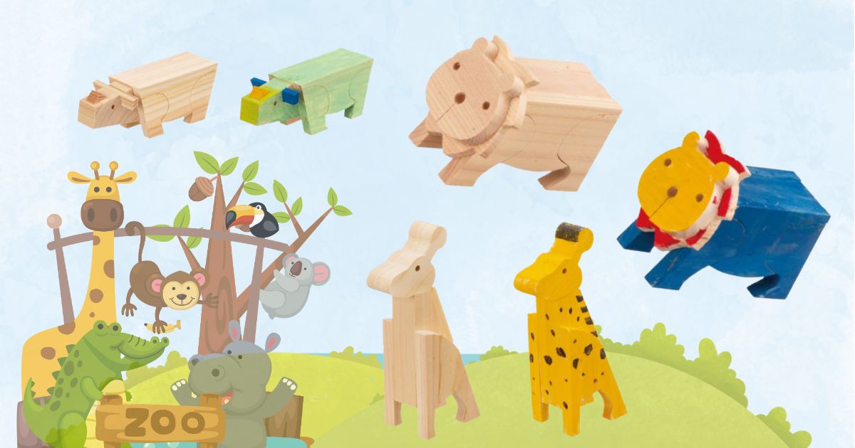 animalシリーズ 木製工作