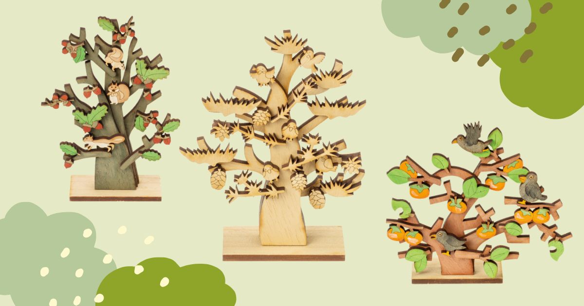 植物シリーズ 木製工作
